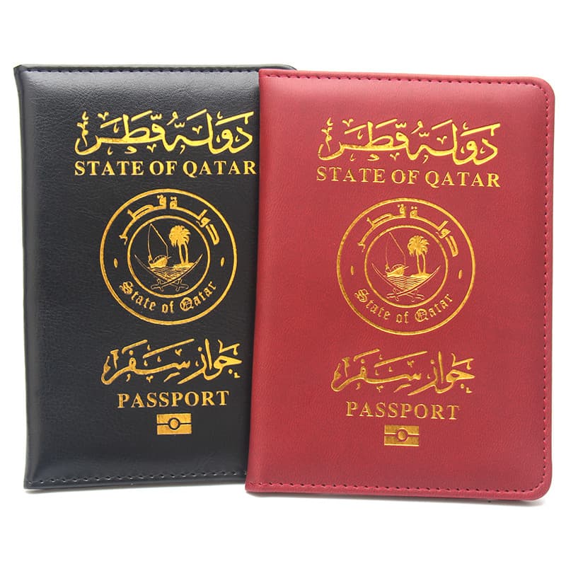 Katal porta-passaporte capa protetora divertida oriente médio viagem passaporte livro concha meninos meninas casais cour