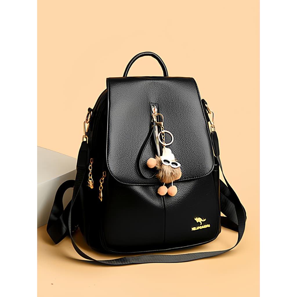 High-End mochila feminina de couro macio 2026 novo estilo moda All-Match mochila de grande capacidade passeio viagem mul