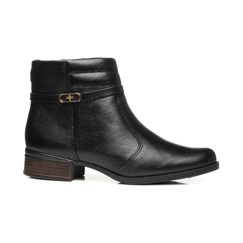 Bota Pegada Feminina Confortável Couro Original 282014
