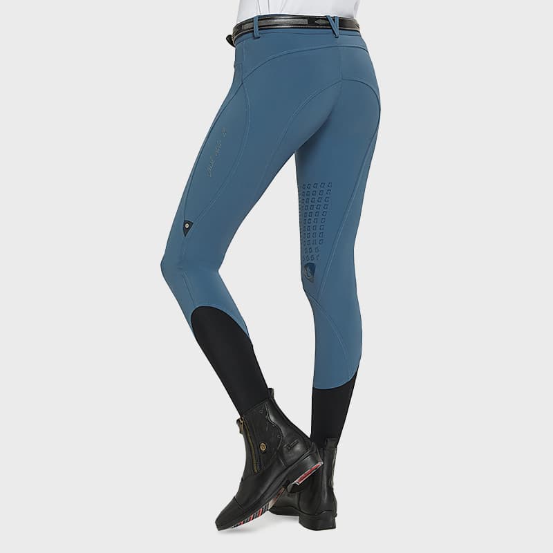 Calças equestres de Silicone calças de equitação calças equestres meninos meninas crianças de alta elasticidade Anti-ult
