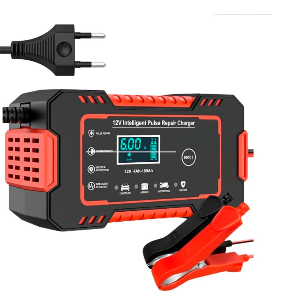 Carregador Bateria 12v Até 100 Amperes Carro Moto Caminhão  top