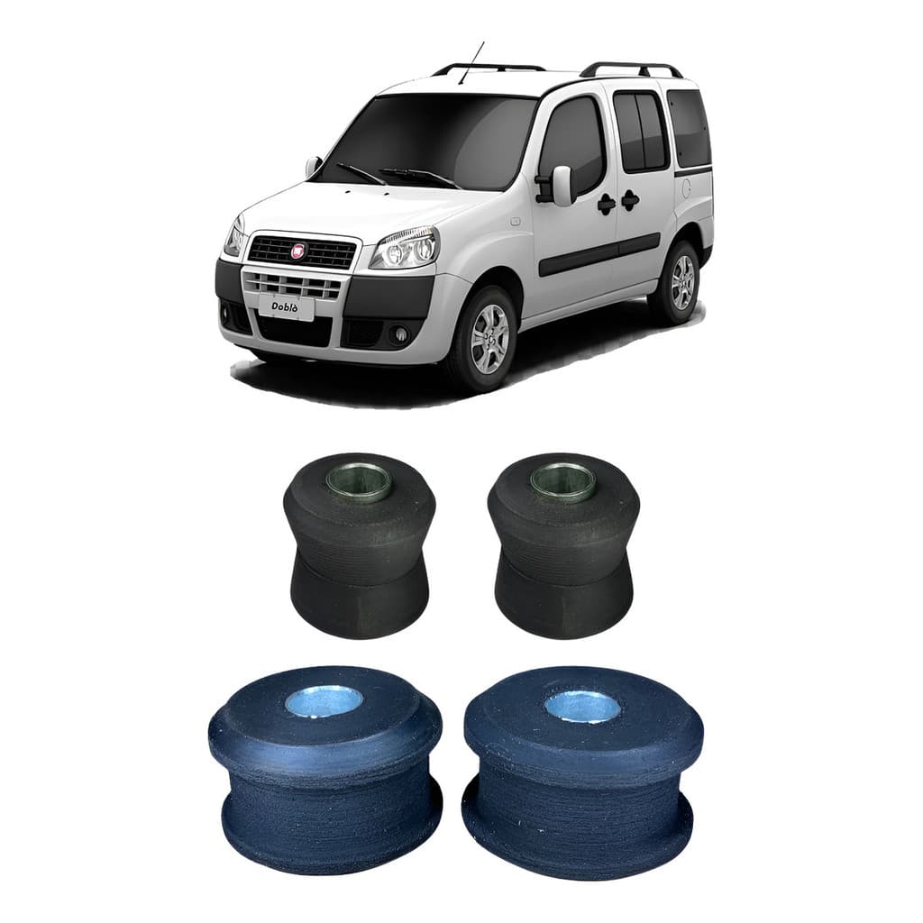 Kit Buchas Amortecedor Traseiro Fiat Doblô