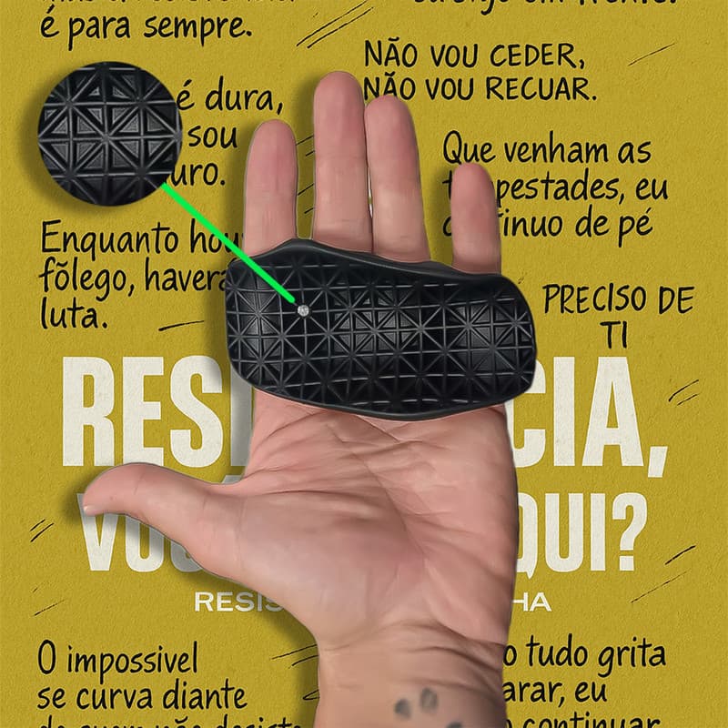 Apoio Exclusivo Entre os Dedos Academia Premium Original Anatômico Garantido