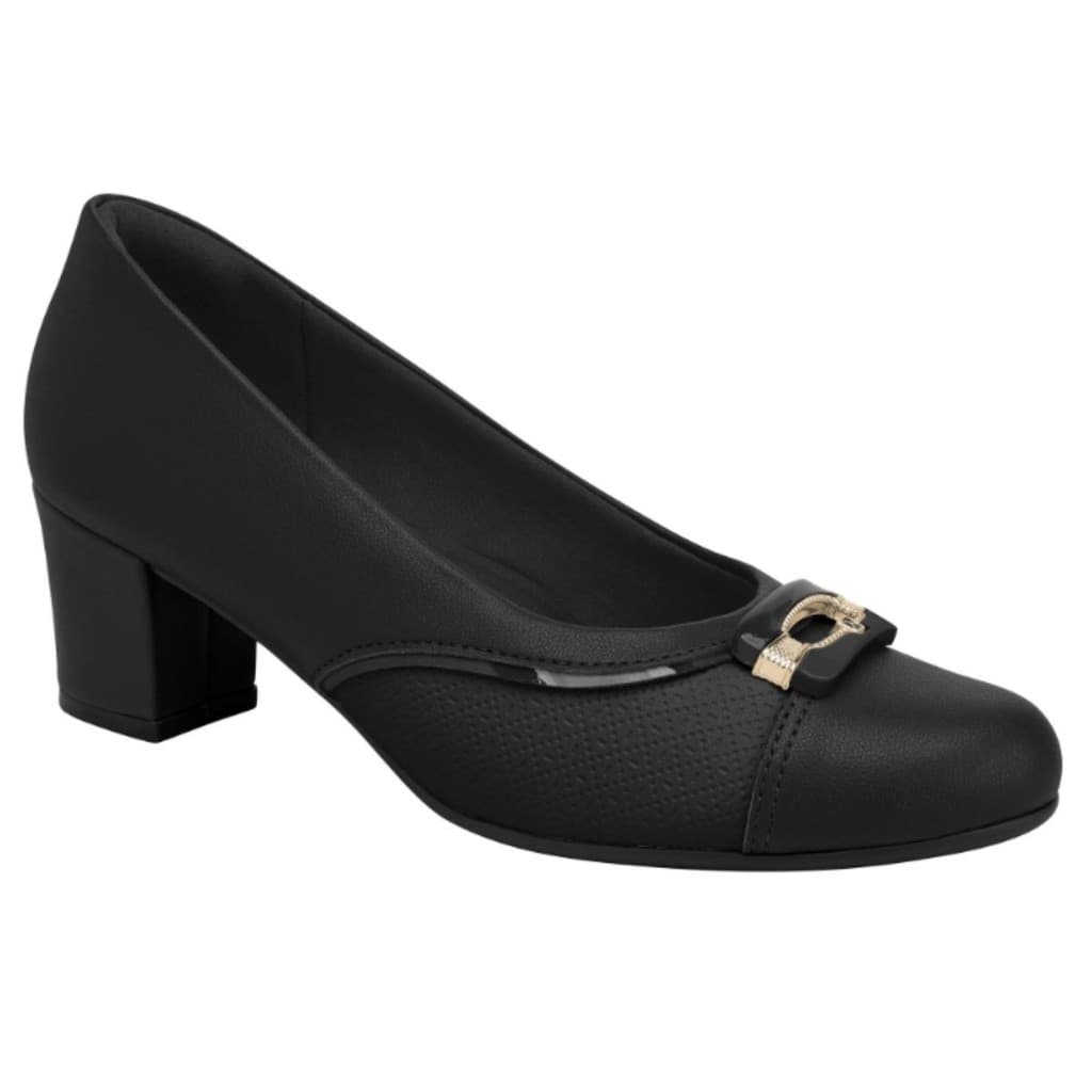 Sapato Piccadilly Salto Grosso Conforto Joanete 110195
