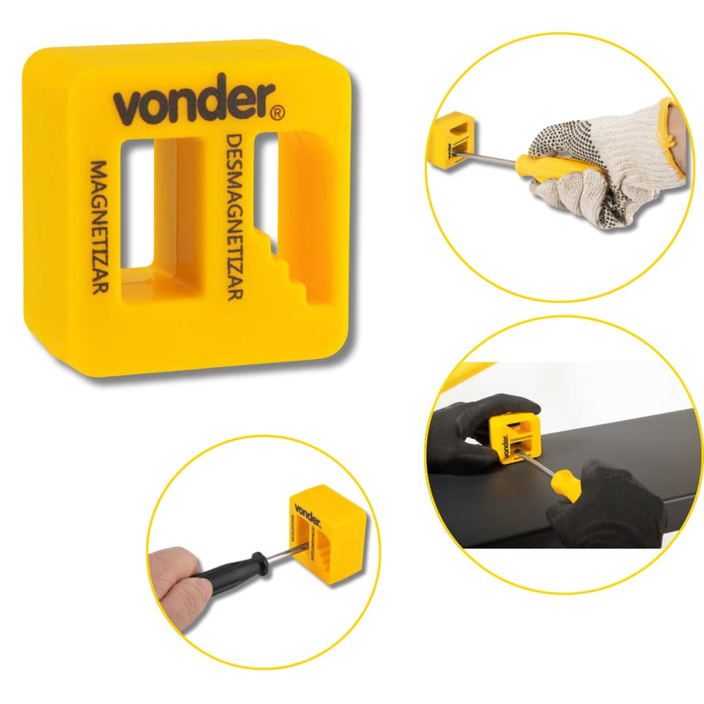 Magnetizador E Desmagnetizador VONDER Chave Fenda Philips Resistente Oferta Premium