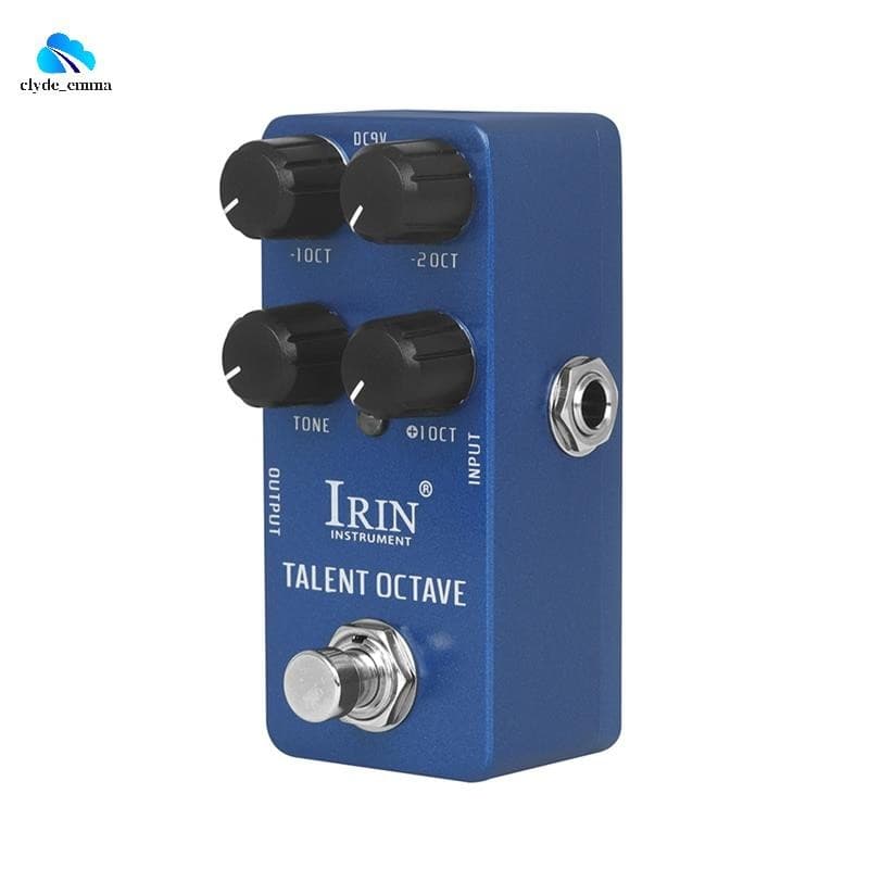 - 19 Talent Oitava Pedal De Efeito De Guitarra 3 Efeitos Sonoros Separados Pedais True Bypass Acessórios