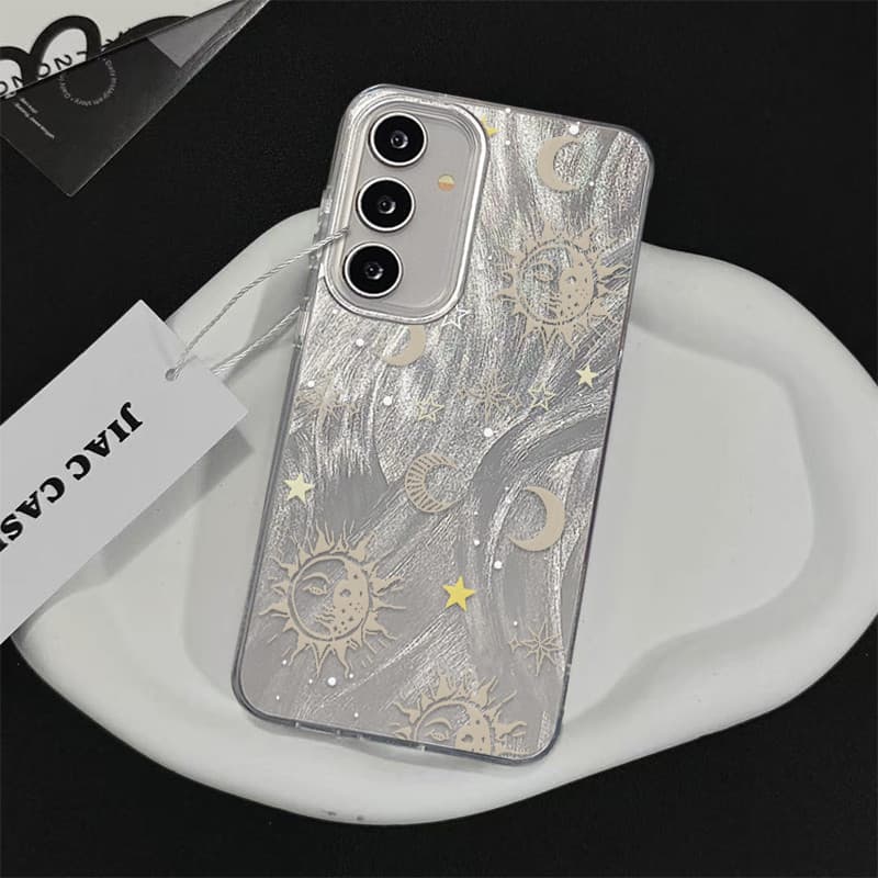 Capinha Sol e lua gregos Samsung A15 A55 A14 S24 S23 S22 ULTRA  A05S A54 A13 A35 A32 S20FE Capa