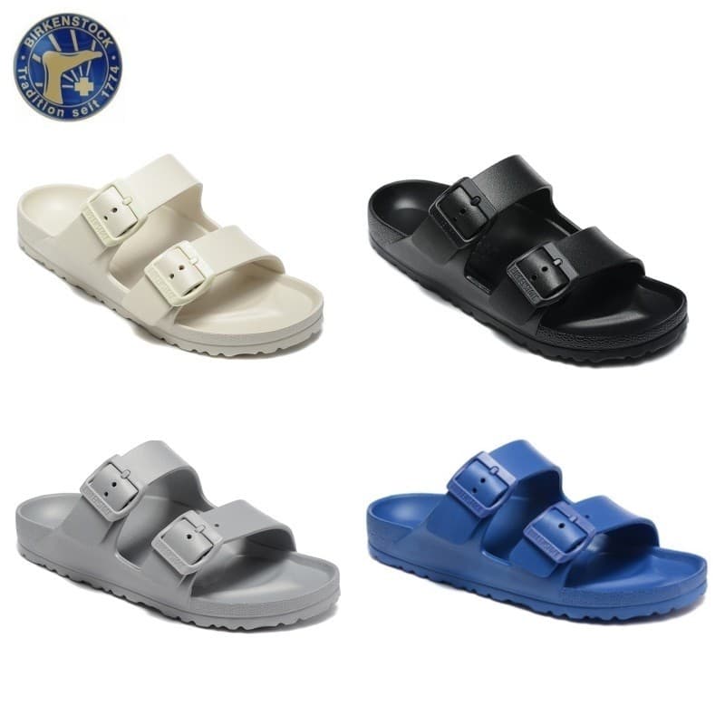 Chinelos De Praia 100 % Originais B/K EVA Com Botão Duplo Florida 36-46 (4 Cores) Branco Preto