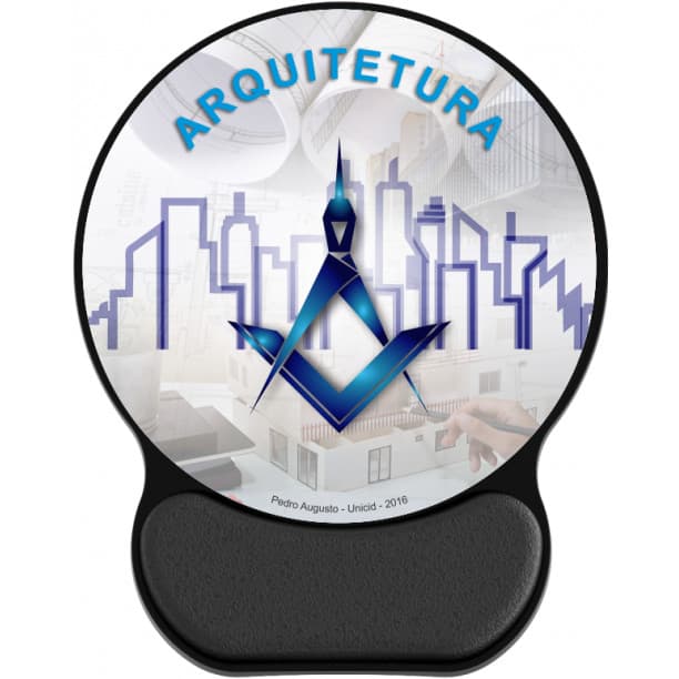 MOUSE PAD ERGONÔMICO - OFFICE ARQUITETURA