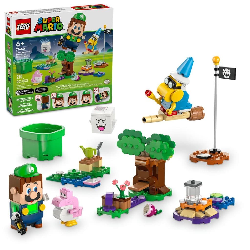 LEGO® Super Mario™: Aventuras interativas com o LEGO® Luigi™ - #71440 (210 Peças)