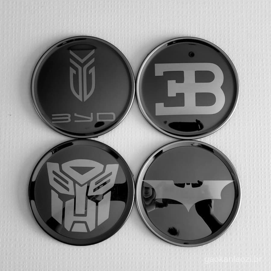 Adequado para BYD Dolphin, Seagull, Yuan PLUS, Seal 06GT, emblema de volante, emblema de carro em metal DYZU
