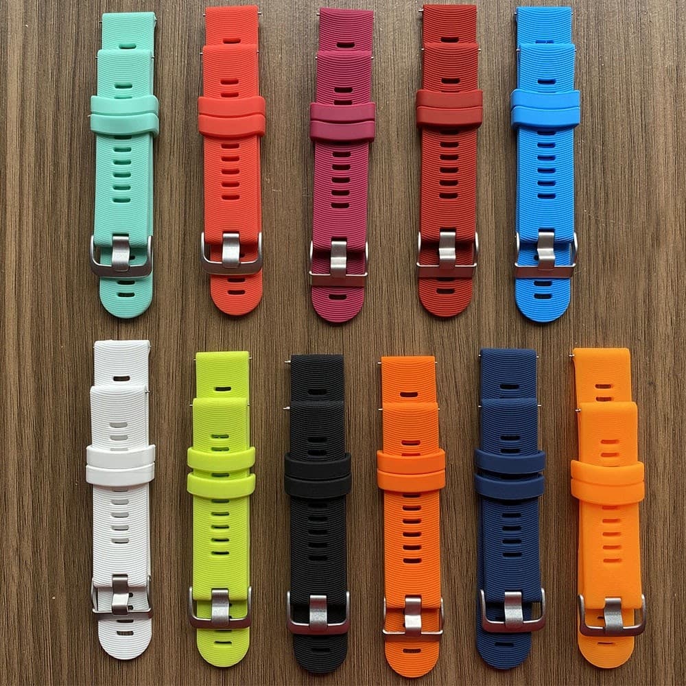 Para Garmin Forerunner 245M/245/645/vivoactive 3/vivomove HR Pulseira De Relógio De Silicone 20mm