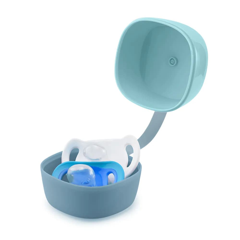Fisher Price Porta Chupetas Soft Azul
