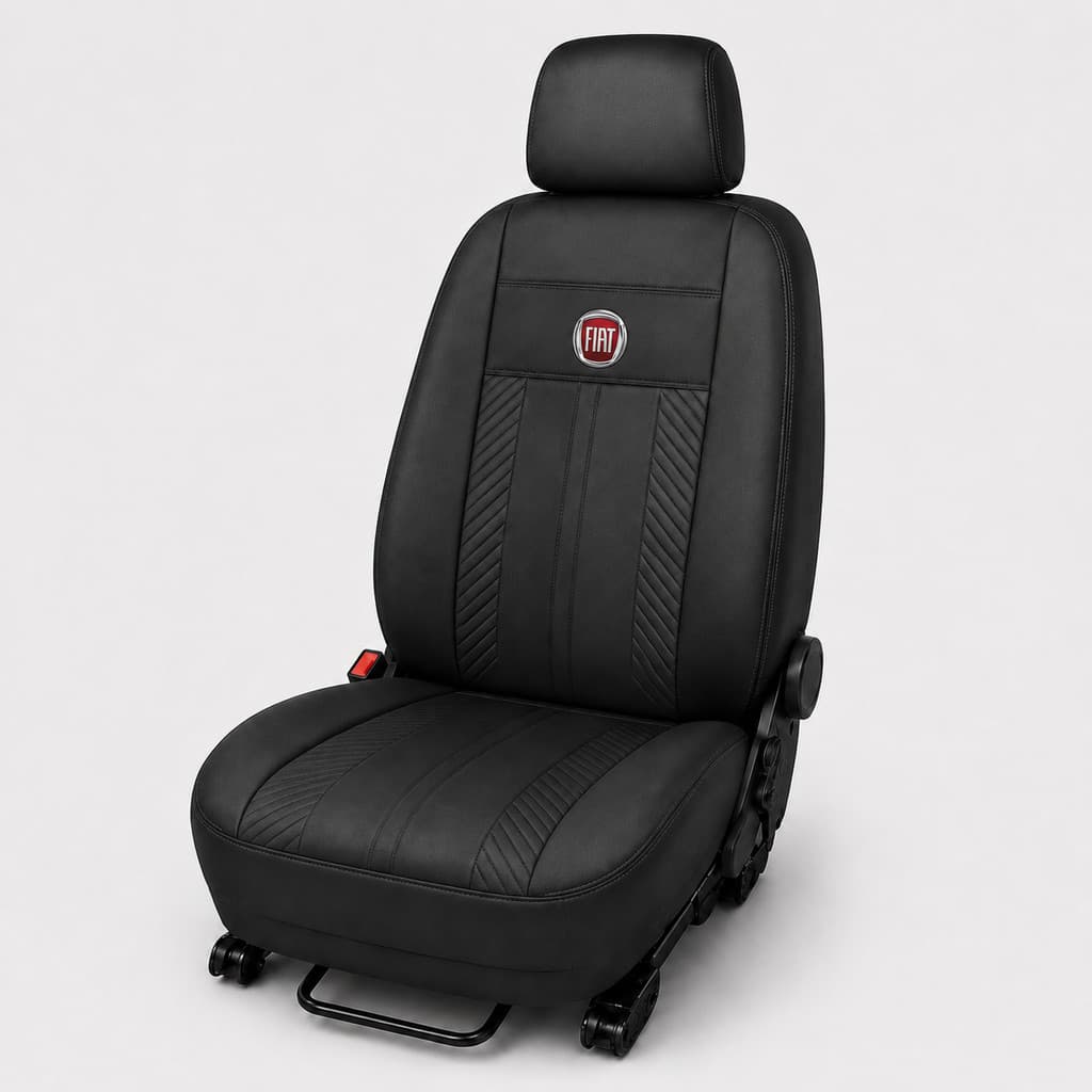 Jogo Capa De Banco Para Carro Couro Ecológico Diamantada Premium Completo Fiat Uno Siena Palio Punto