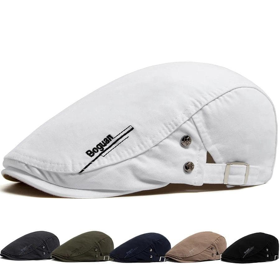 Moda Masculina Boina Betty Voltar De Algodão Vintage Ao Ar Livre Carne Feminina Plana Visger Chapéu Casual Retro Newsboy
