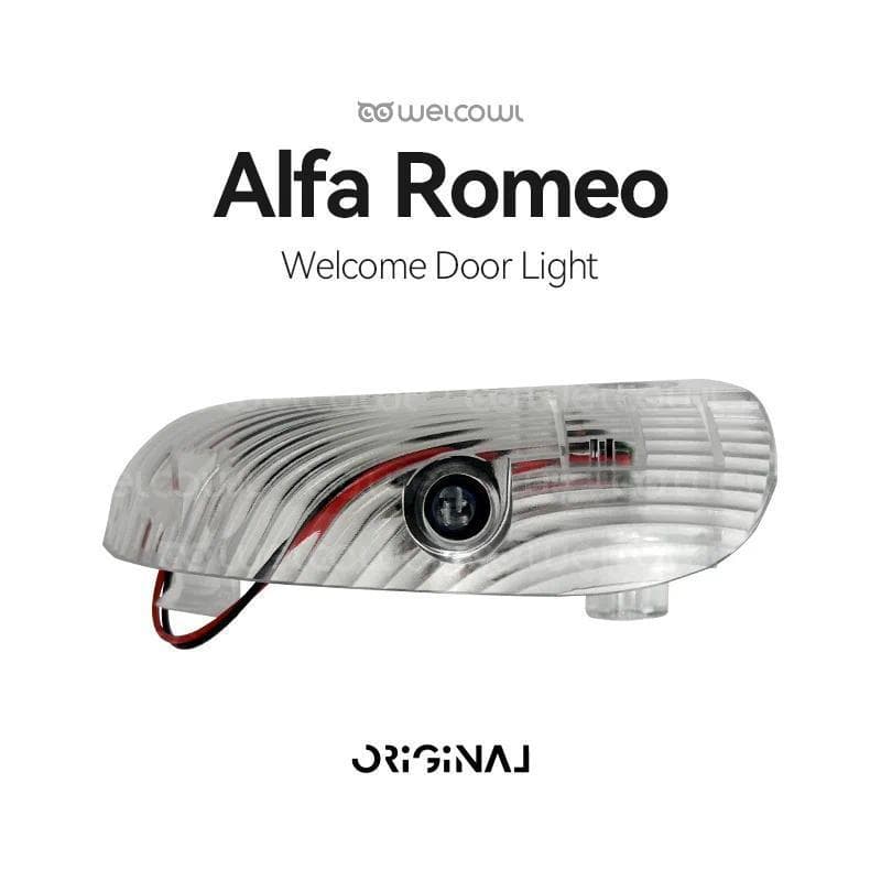Bem-Vindo Para Alfa Romeo GT LED Ícone Projetor Lâmpada Porta Poça Luz 147 Livre De Erros De Boas-Vindas