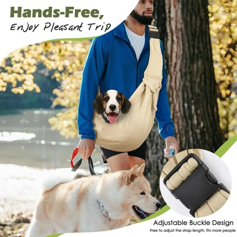 Pequeno Cão Gato Estilingue Transportadora Reversível Mãos Livres Para Filhote De Cachorro Com Alça Ajustável Fivela Sac