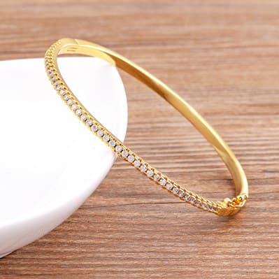 Pulseiras De Zircônia Fina De Cor Branca Colorida De Alta Qualidade Para Mulheres Presentes De Casamento Elegante