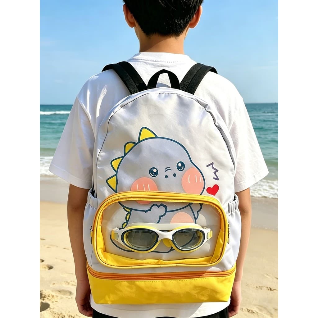 Grande capacidade de viagem das crianças saco de praia à prova dwaterproof água saco de natação seco molhado separação m