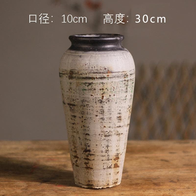 Vaso grande de chão com sensação de alta qualidade, ornamentos espessos dedicados, Design decorativo