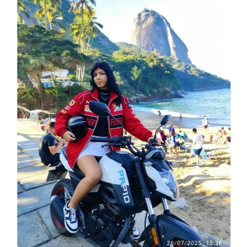 Jaqueta De Inverno Bordada Para Motocicleta , Vários Estilos , Ideal O Clima Do Brasil