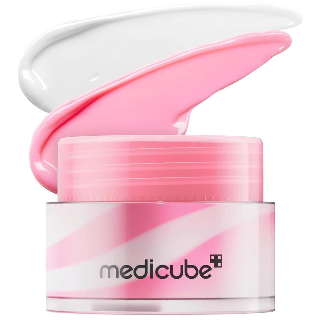 Máscara labial noturna PDRN da Medicube para brilho labial |   PDRN de Salmão, Colágeno, Manteiga de Karité para Lábios