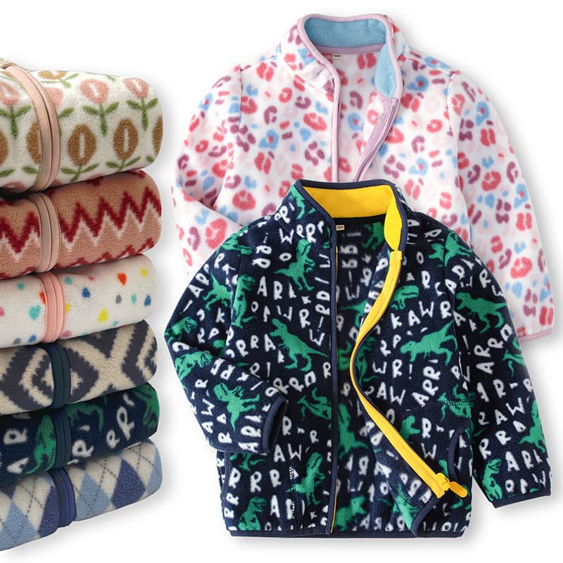 Crianças jaqueta de lã 2025 meninos roupas outono bebê menina velo jaqueta superior primavera outono estudante uniforme