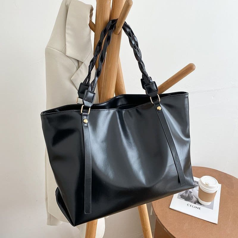 Sacola de grande capacidade Bolsa de ombro combinada Bolsa de ombro Bolsa grande escolar de grande capacidad