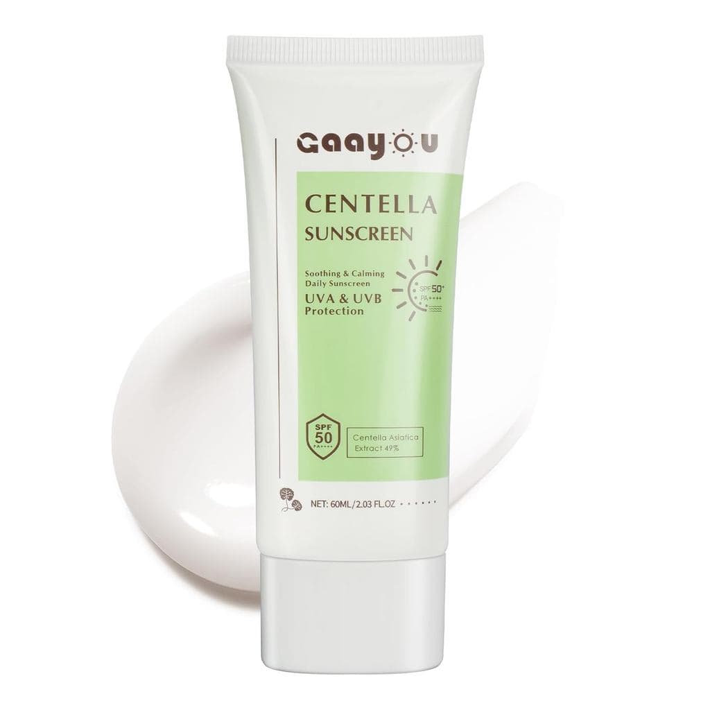Protetor Solar Facial Calmante e Hidratante Centella SPF50 PA++++ com Centella Asiática, Protetor Solar Coreano Matte Se