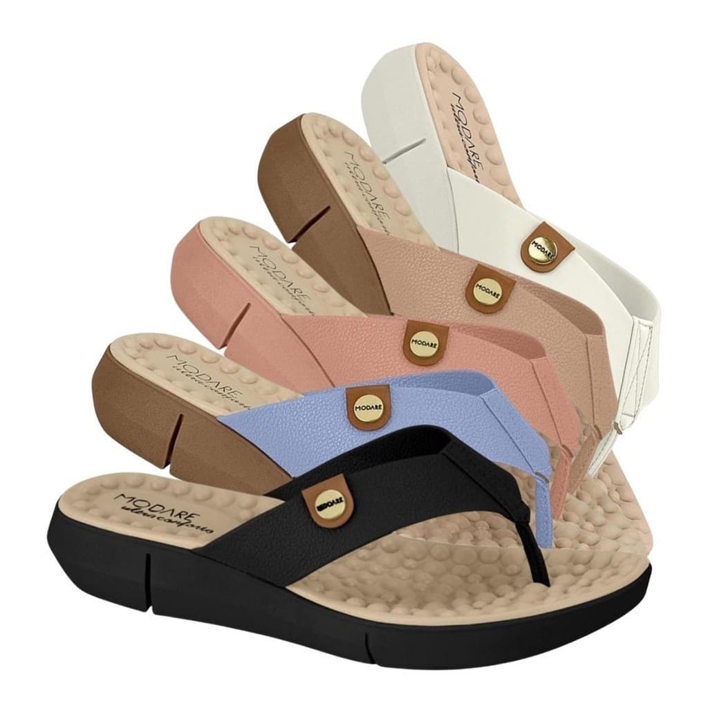 Chinelo Ortopédico Modare Feminino Massageador Esporão Macio Amortecedor 20