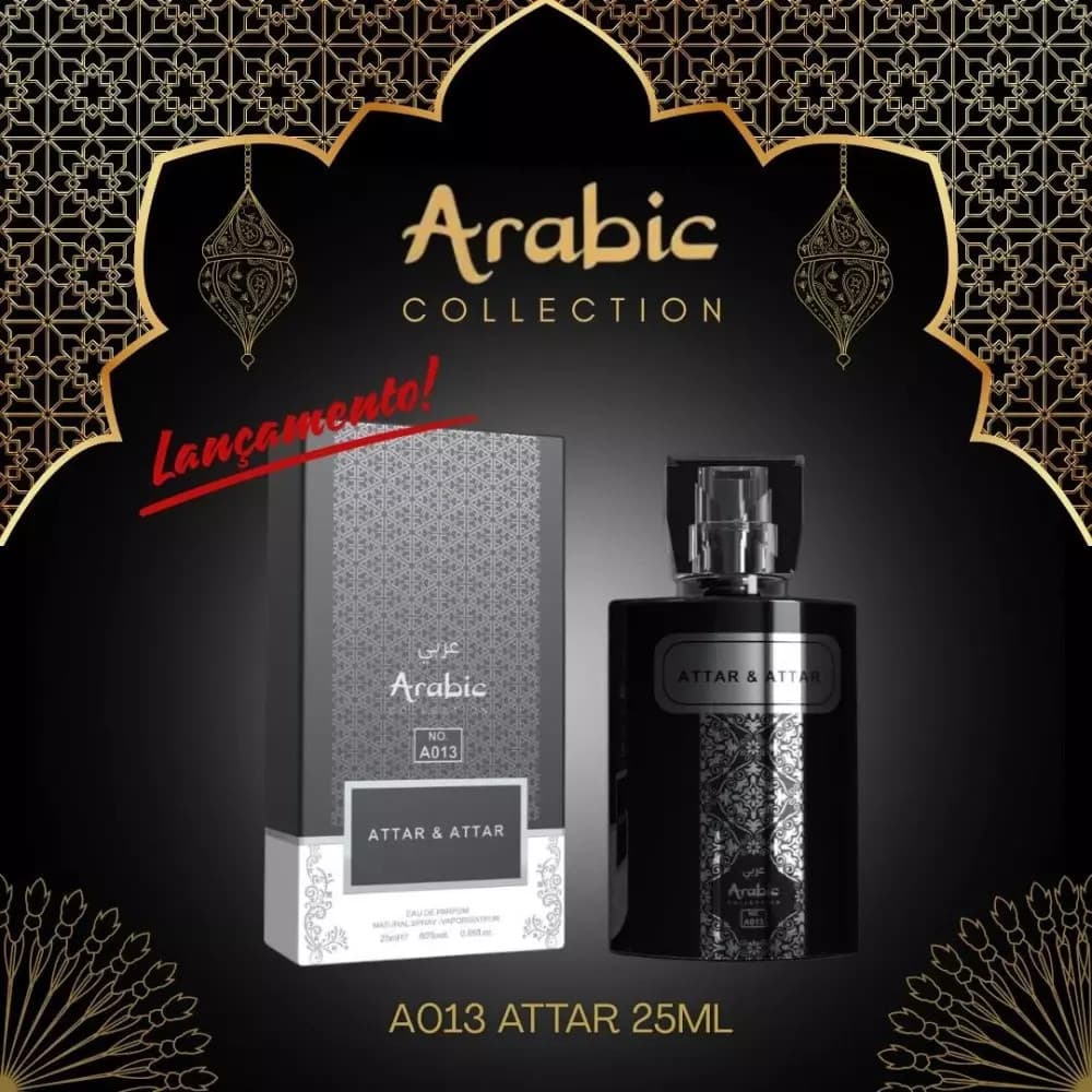 Perfume Arabic Collection A013 – 25ml | Colônia Unissex Oriental Amadeirada Elegante