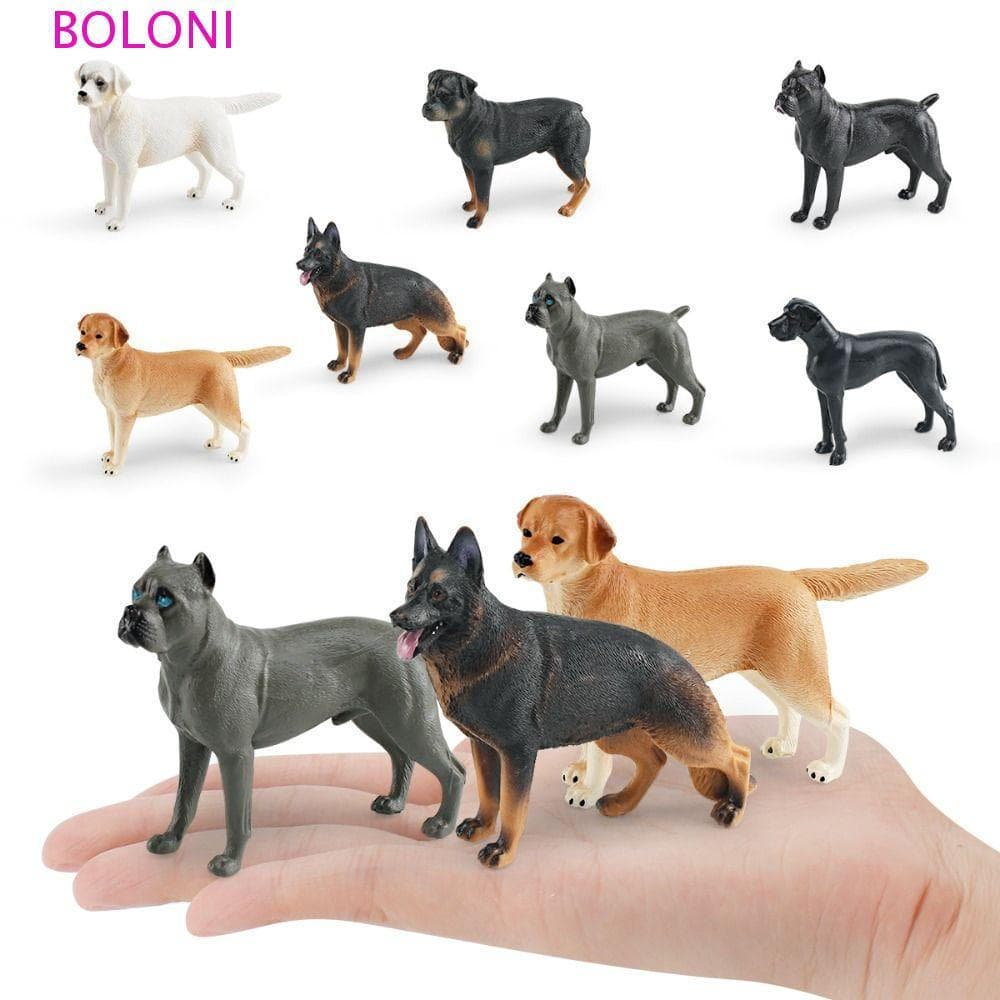 Modelo De Animais Para Cães BOLONI , Estatueta De Cachorro Pintada À Mão Great Dane , Labrador Rottweiler