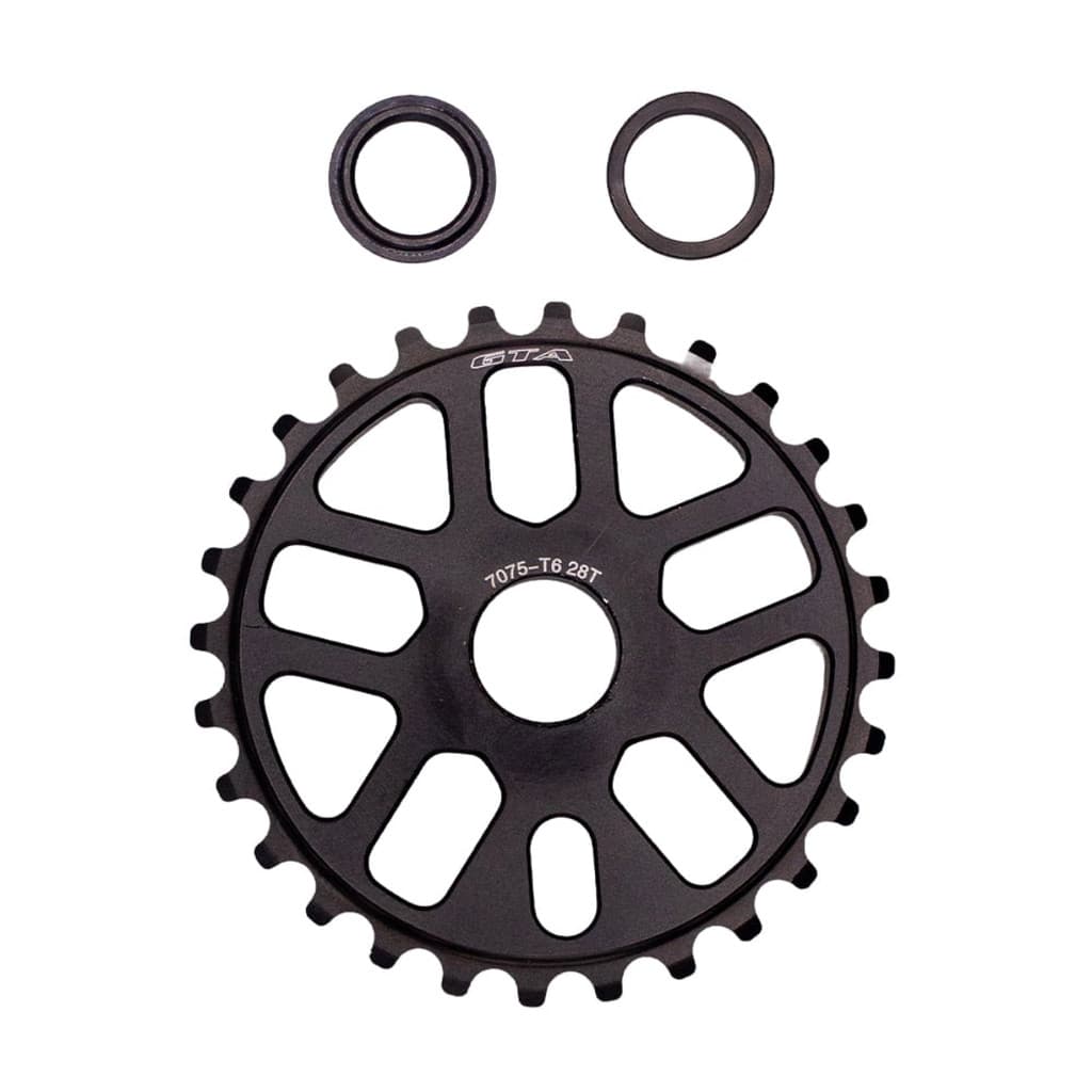 Coroa full send bmx 28 dentes em alumínio 7075t6 usinada cnc