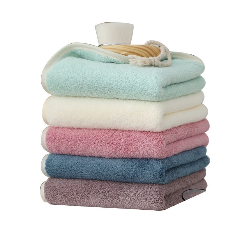 [Super Macia] Toalha de Coral Fleece 30x60cm/Absorção Forte/Toalha para Rosto