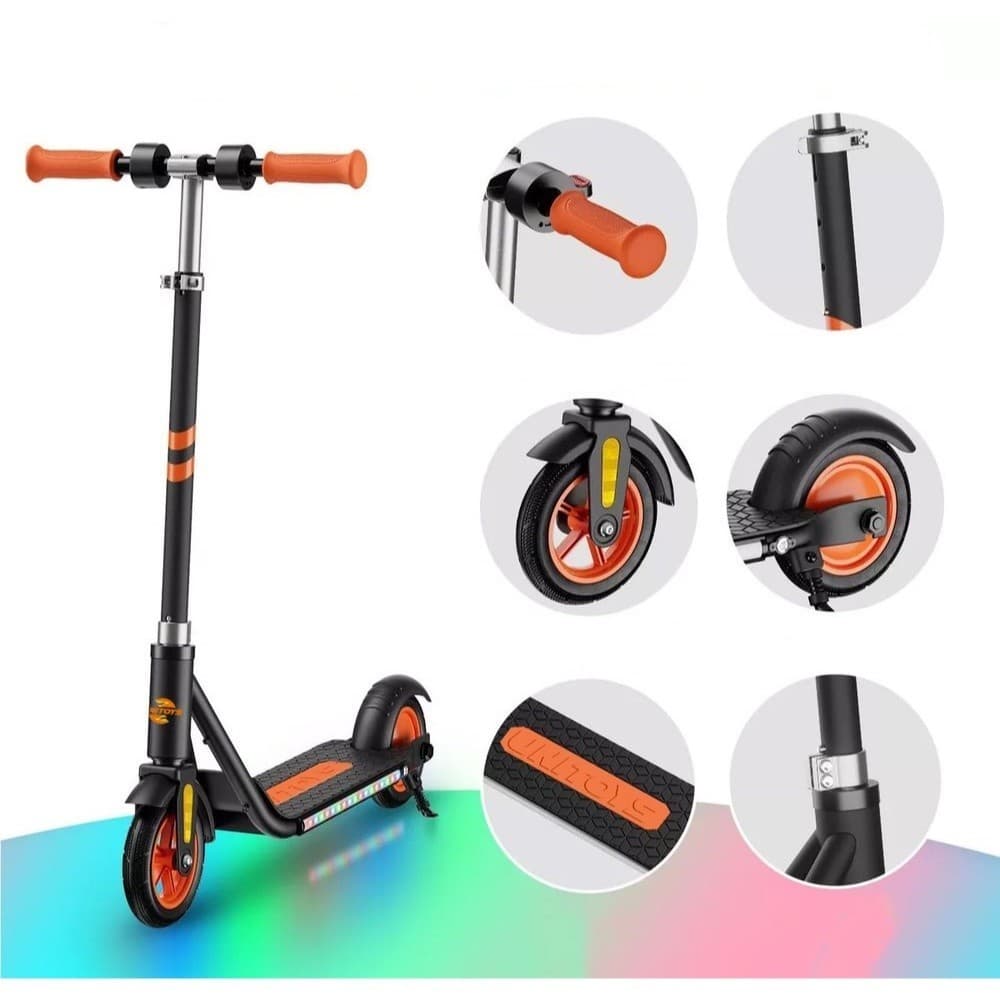 Patinete Elétrico Infantil Laranja - Diversão, Energia e Aventura para as Crianças! 🛴🟠