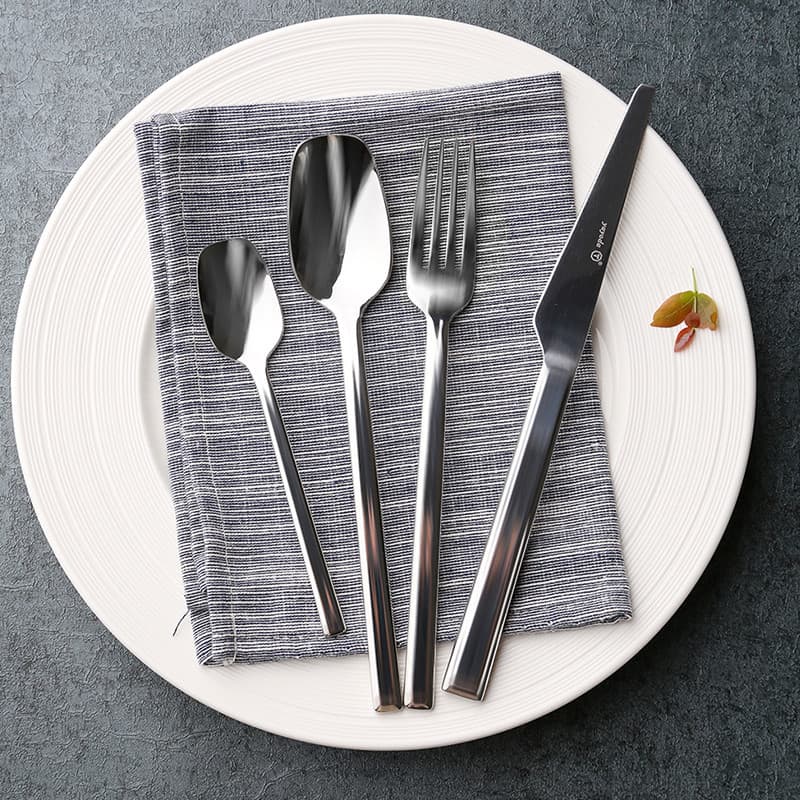 Conjunto de talheres ocidentais de aço inoxidável grosso, colher, garfo doméstico criativo, estilo ocidental, bife, uten
