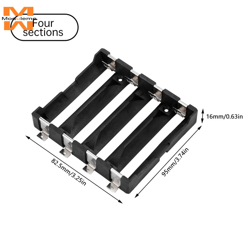 1/2/3/4-Slot 21700 SMD Suporte De Bateria DIY Caixa Retardadora De Chamas Para Conexão Paralela E Série
