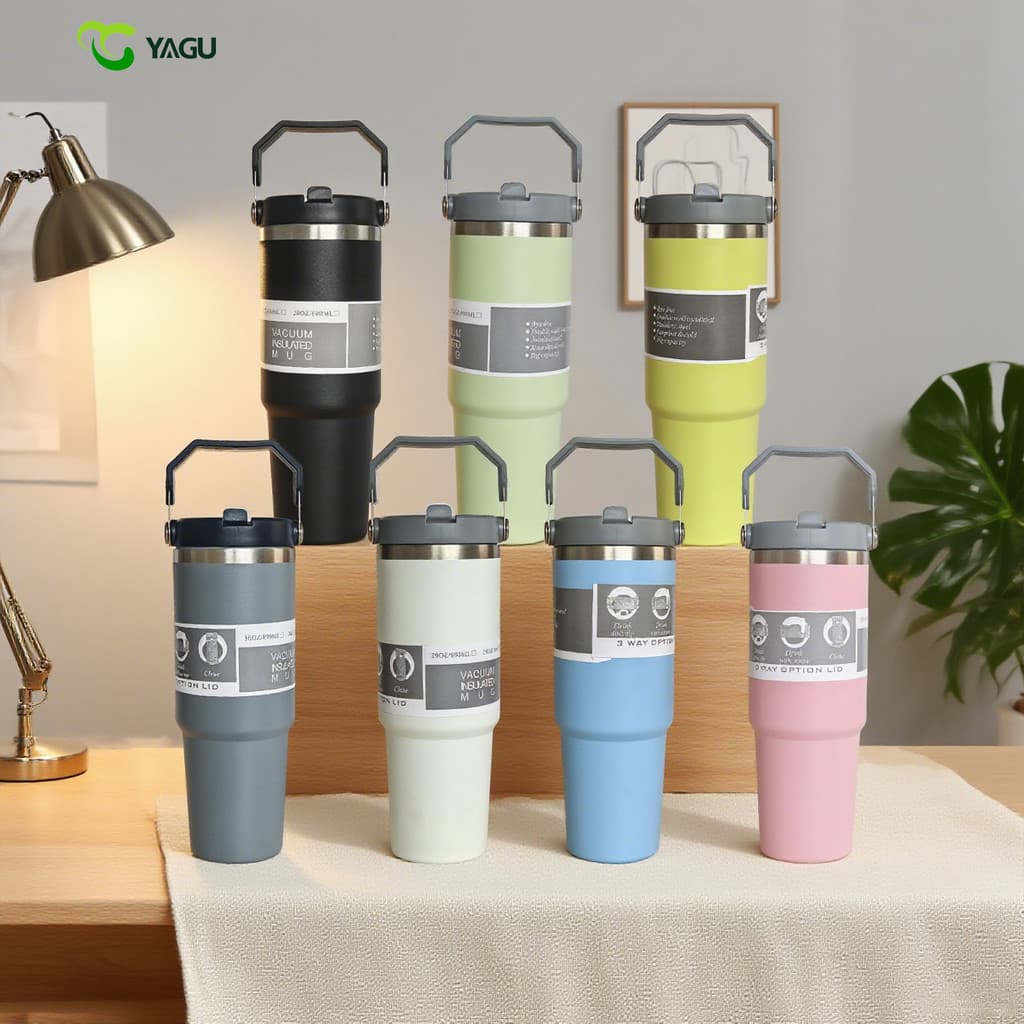 900ml Garrafa Copo Térmico Inoxcom Tampa Vedada Gelado 5h Quente 8h Gelo 12h Parede Dupla Vácuo