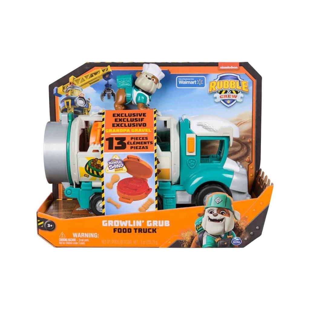 Brinquedo Caminhao Food Truck Com Vovo Gravel Rubble