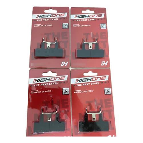 4 Par Pastilha Freio Bike Mtb Semi Metálica Alivio Mt200