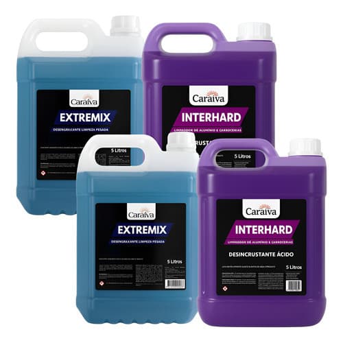 Kit Ativado Lm Intercap Limpa Bau Motor Desincrustante + Desengraxante Solupan 5l