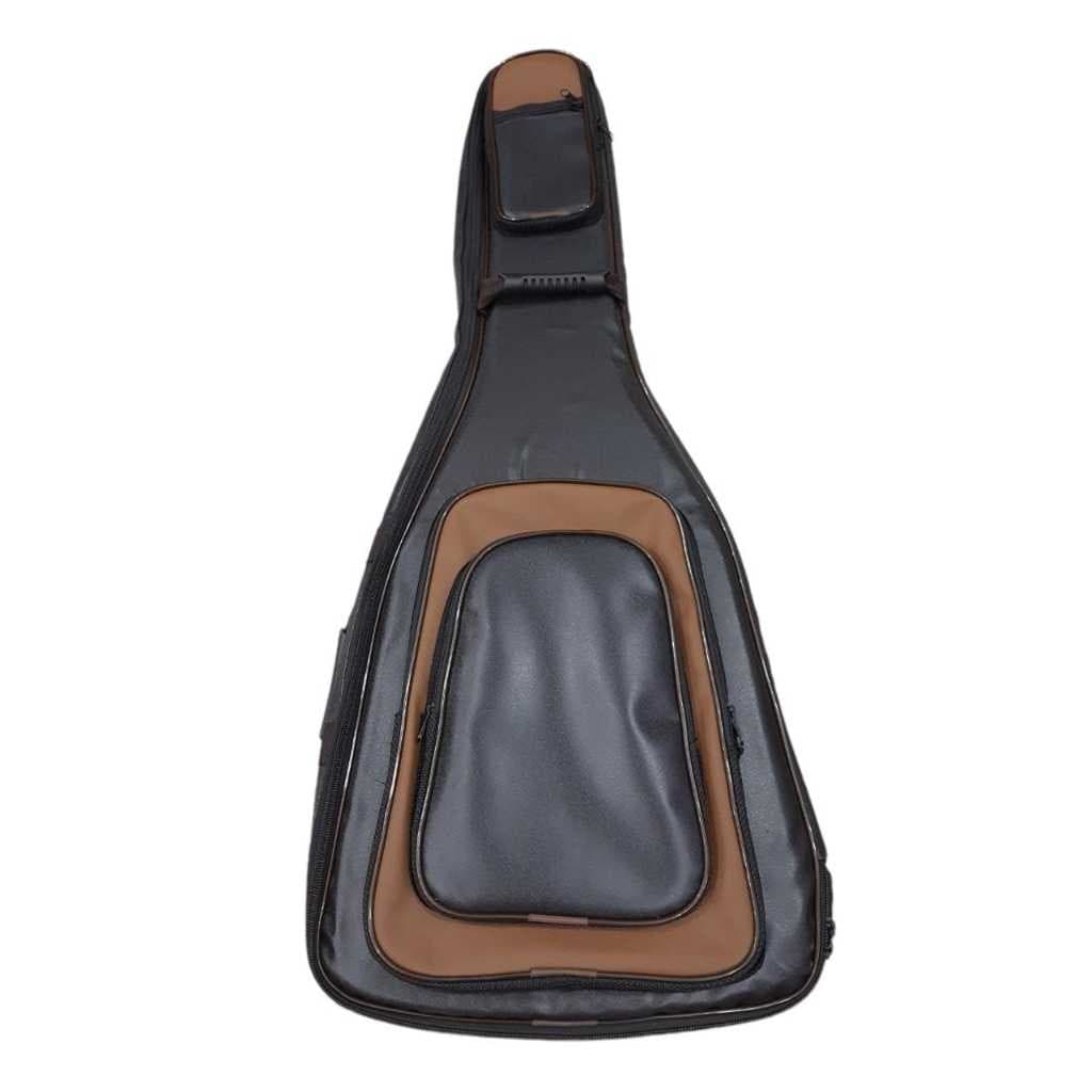 Capa Semi Para Violão Clássico Volcano Premium Preto/Marrom