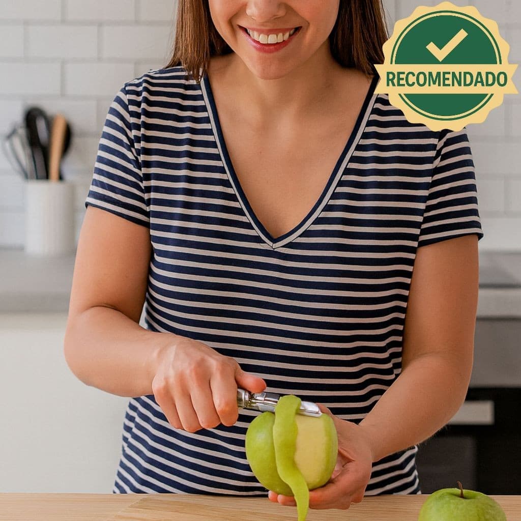 Descascador Aço Inox Profissional Legumes Frutas Batata Utensílio Cozinha Resistente Durável Afiado