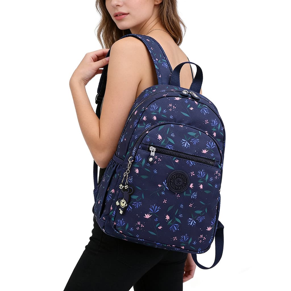 Mochila pequena ultraleve à prova d'água, mochila de pano de Nylon, multicamadas, bolsa esportiva de viagem de curta dis