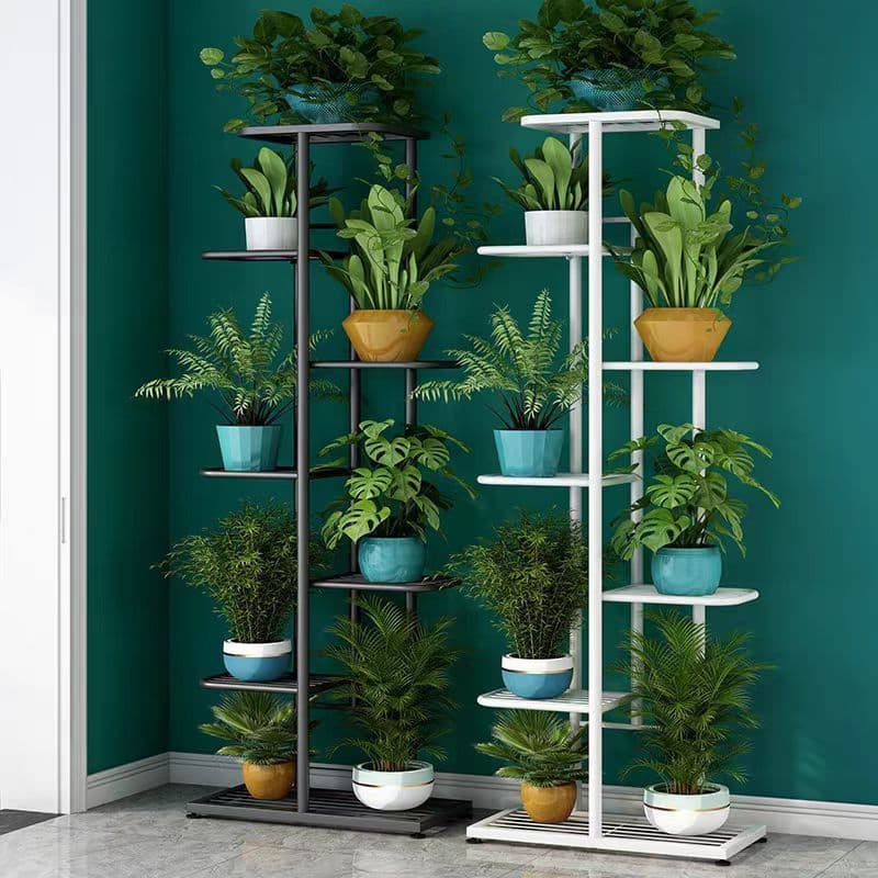 Suporte para plantas Estante jardim vertical, Floreira prateleira de exposição suporte para plantas interior exterior