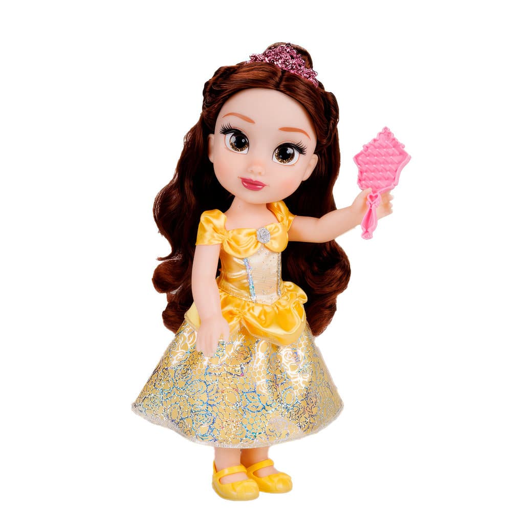 Boneca Princesas Disney Bela Multikids Articulada com Tiara e Sapato