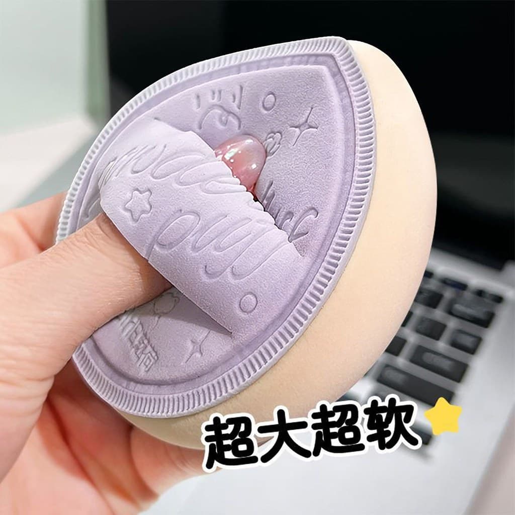 Extra grande Marshmallow Super macio Puff Base serviço de maquiagem molhado seco macio pele-amigável maquiagem mesmo pó