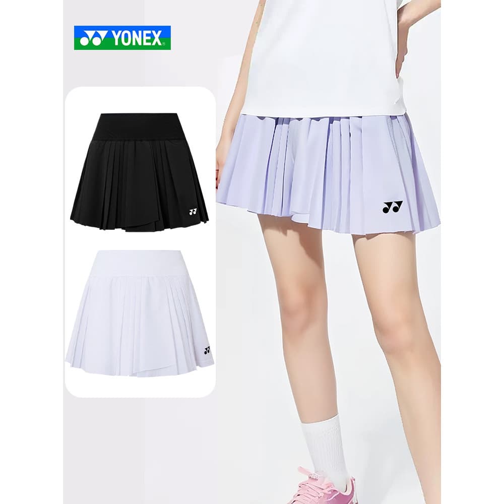 YONEX YONEX Badminton Jersey yy Camisa de tênis respirável de fácil secagem para meninas saia esportiva2202925TCR TCR