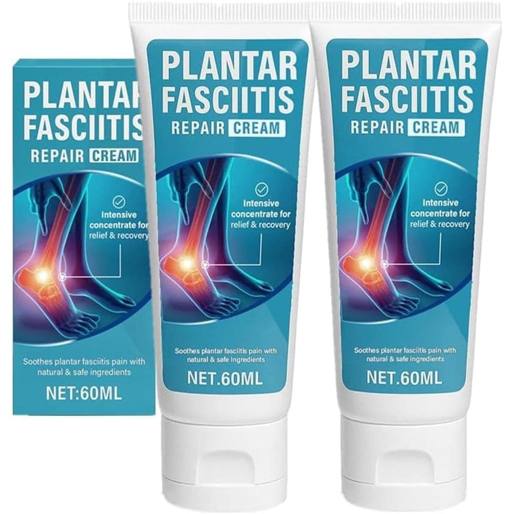 Creme para Fascite Plantar, Creme para Alívio da Fascite Plantar, Creme para Calcanhar, Fórmula Natural Suave, Fasc