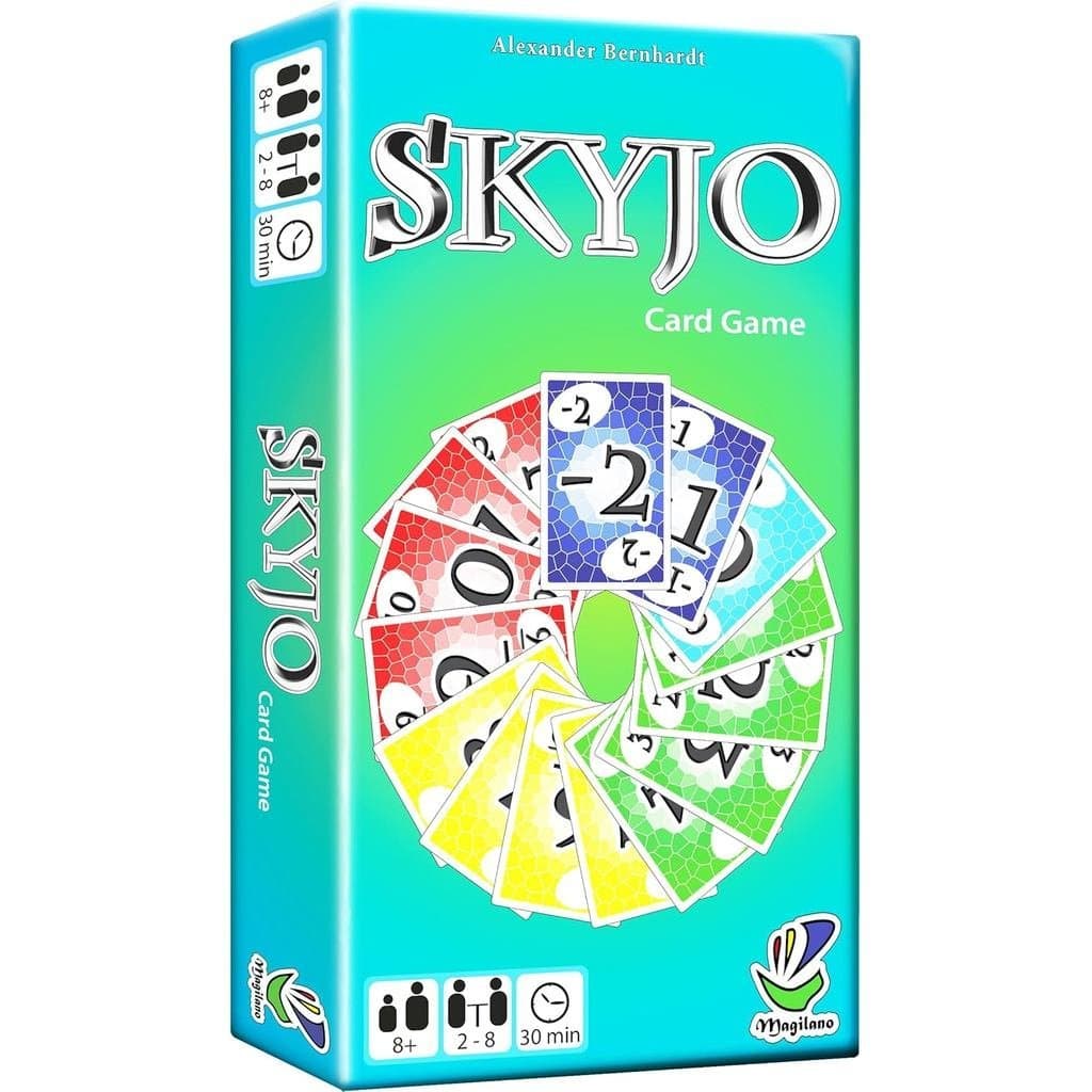 magilano SKYJO, Jogo de Cartas Divertido para Jovens e Adultos, Diversão em Festas com Amigos e Família. SSSC